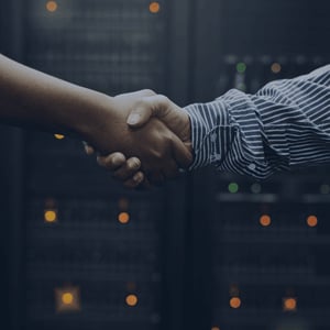 Kostenreduktion und Ressourceneffizienz Handshake