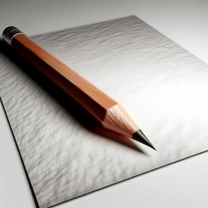 Papier mit Stift in realisitischen Stil