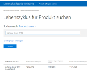 Microsoft Lidecycle