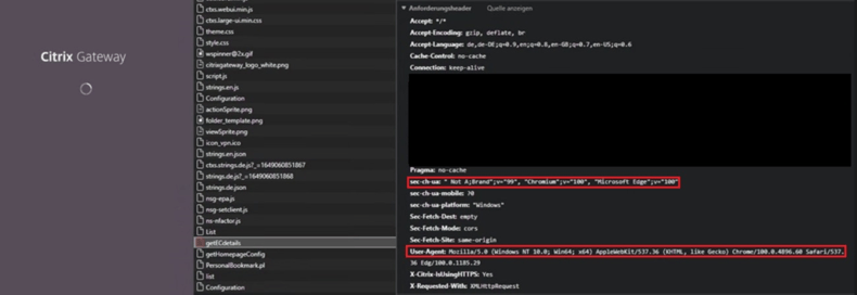 User-Agent Header neuer Microsoft Edge
