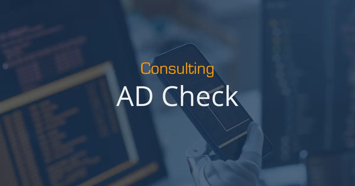 Active Directory Check - Sicherheitsüberprüfung für Ihr AD | wessel IT